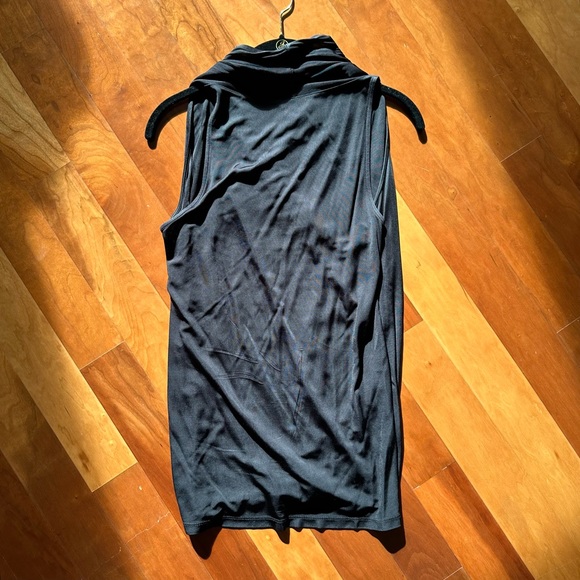 Ann Taylor semi sheer elastane drape tank - Picture 3 of 4